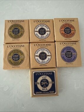 Vintage 7X LOT L'Occitane France Saxon Extra General Soap